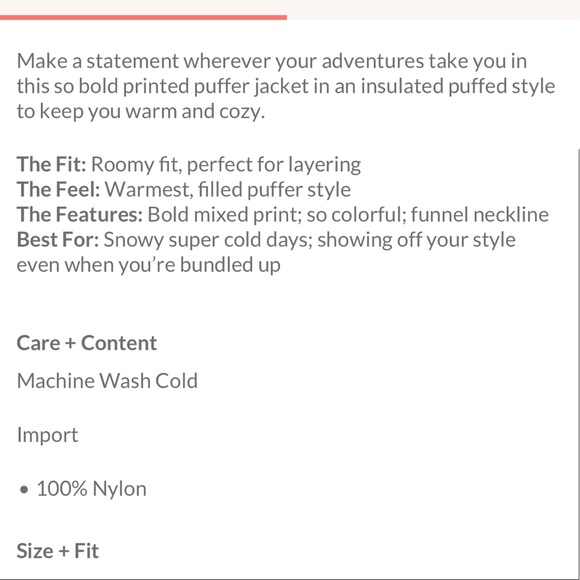 🧡FP RARE👀Puffer Coat🧡 - Picture 6 of 13